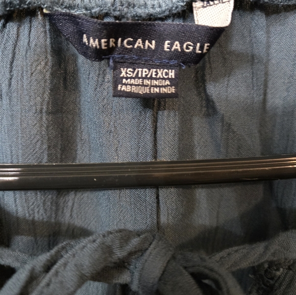 ####American Eagle Embroidered Peasant Blouse - Picture 6 of 6